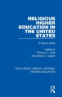 Image for Religious Higher Education in the United States : A Source Book