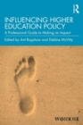 Image for Influencing Higher Education Policy