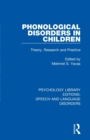 Image for Phonological Disorders in Children