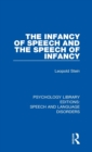 Image for The Infancy of Speech and the Speech of Infancy