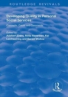 Image for Developing quality in personal social services  : concepts, cases and comments