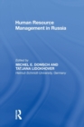 Image for Human resource management in Russia