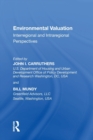 Image for Environmental valuation  : interregional and intraregional perspectives