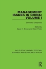 Image for Management Issues in China: Volume 1