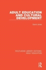 Image for Adult education and cultural development