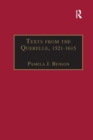 Image for Texts from the Querelle, 1521–1615