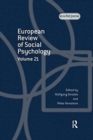 Image for European Review of Social Psychology: Volume 21 : A Special Issue of European Review of Social Psychology