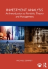 Image for Investment Analysis : An Introduction to Portfolio Theory and Management
