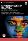 Image for Entrepreneurship in Africa  : context and perspectives