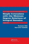 Image for Simple Extensions with the Minimum Degree Relations of Integral Domains