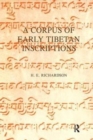 Image for A Corpus of Early Tibetan Inscriptions