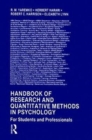 Image for Handbook of research and quantitative methods in psychology  : for students and professionals