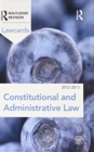 Image for Constitutional and Administrative Lawcards 2012-2013
