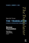 Image for Screen Translation : Special Issue of The Translator (Volume 9/2, 2003)