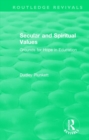 Image for Secular and Spiritual Values