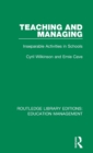 Image for Teaching and Managing