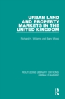 Image for Urban Land and Property Markets in the United Kingdom