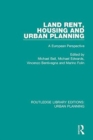 Image for Land Rent, Housing and Urban Planning