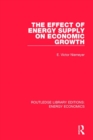 Image for The Effect of Energy Supply on Economic Growth