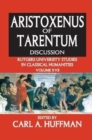 Image for Aristoxenus of Tarentum : Texts and Discussion