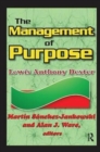Image for The Management of Purpose