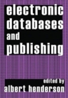 Image for Electronic Databases and Publishing