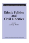 Image for Ethnic Politics and Civil Liberties