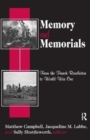 Image for Memory and Memorials : From the French Revolution to World War One