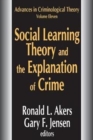 Image for Social Learning Theory and the Explanation of Crime