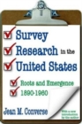 Image for Survey Research in the United States