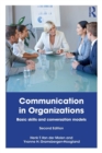 Image for Communication in organizations  : basic skills and conversation models