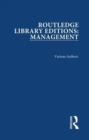 Image for Routledge Library Editions: Management
