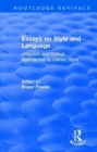 Image for Routledge Revivals: Essays on Style and Language (1966)