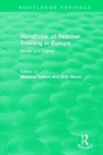 Image for Handbook of teacher training in Europe  : issues and trends