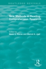 Image for New Methods in Reading Comprehension Research