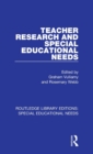 Image for Teacher Research and Special Education Needs