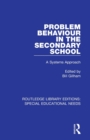 Image for Problem Behaviour in the Secondary School