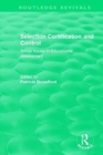 Image for Selection Certification and Control