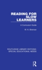 Image for Reading for slow learners  : a curriculum guide