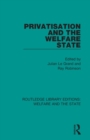 Image for Privatisation and the Welfare State