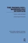 Image for The Phonology-Morphology Interface