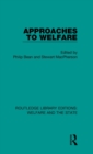 Image for Approaches to Welfare