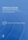 Image for Handbook of Corporate University Development : Managing Strategic Learning Initiatives in Public and Private Domains