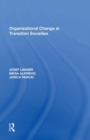 Image for Organizational change in transition societies
