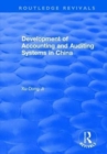 Image for Development of Accounting and Auditing Systems in China