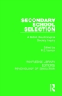 Image for Secondary School Selection