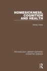 Image for Homesickness, cognition and health