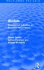 Image for Biodata  : biographical indicators of business performance