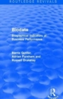 Image for Biodata  : biographical indicators of business performance