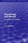 Image for Psychology and Morals